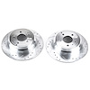 Cross-Drilled and Slotted Brake Rotors Rear - image 1