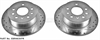 Power Stop drilled and slotted rotors give you the advantages of both drilled holes for cooling and - image 1