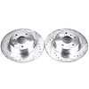 Cross-Drilled and Slotted Brake Rotors Rear - image 1