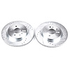 Power Stop Drilled And Slotted Brake Rotor - image 1