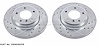 Cross-Drilled and Slotted Brake Rotors Front - image 1