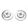 Power Stop Drilled And Slotted Brake Rotor - image 1