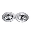 Power Stop Drilled And Slotted Brake Rotor - image 1