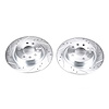 Power Stop Drilled And Slotted Brake Rotor - image 1