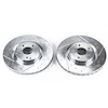 Power Stop Drilled And Slotted Brake Rotor - image 1
