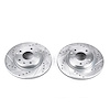 Power Stop Drilled And Slotted Brake Rotor - image 1