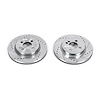 Power Stop Drilled And Slotted Brake Rotor - image 1