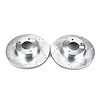 Cross-Drilled and Slotted Brake Rotors Front - image 1
