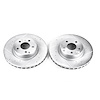 Power Stop Drilled And Slotted Brake Rotor - image 1