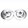 Power Stop Drilled And Slotted Brake Rotor - image 1