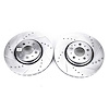Power Stop Drilled And Slotted Brake Rotor - image 1