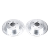 Cross-Drilled and Slotted Brake Rotors Rear - image 1