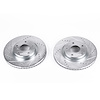 Cross-Drilled and Slotted Brake Rotors Front - image 1