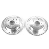 Cross-Drilled and Slotted Brake Rotors Rear - image 1