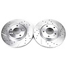 Cross-Drilled and Slotted Brake Rotors Front - image 1