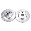 Cross-Drilled and Slotted Brake Rotors Front
