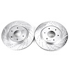 Power Stop Drilled And Slotted Brake Rotor - image 1