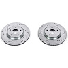 Power Stop Drilled And Slotted Brake Rotor - image 1