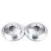 Cross-Drilled and Slotted Brake Rotors Rear - image 1