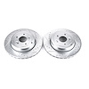 Power Stop Drilled And Slotted Brake Rotor - image 1