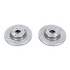 Power Stop Drilled And Slotted Brake Rotor - image 1