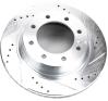 Drilled and Slotted Front Brake Rotor Fits Nissan NV1500, NV2500, NV3500 Models [2012-2019] Right - image 1