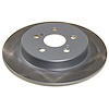 JBR1779SCR Rear Coated Hat & Edge Rotor