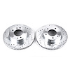 Power Stop Drilled And Slotted Brake Rotor - image 1