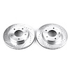 Power Stop Drilled And Slotted Brake Rotor - image 1