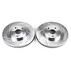 Cross-Drilled and Slotted Brake Rotors Front - image 1