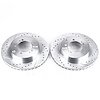 Power Stop Drilled And Slotted Brake Rotor - image 1
