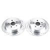 Cross-Drilled and Slotted Brake Rotors Rear - image 1