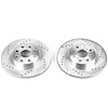 Power Stop Drilled And Slotted Brake Rotor - image 1