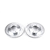 Power Stop drilled and slotted rotors give you the advantages of both drilled holes for cooling and - image 1
