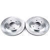 Cross-Drilled and Slotted Brake Rotors Front - image 1