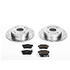 Performance Brake Upgrade Kit Cross-Drilled & Slotted Rotors - image 1