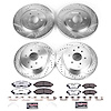 Truck and Towing Z36 Brake Pad & Rotor Kit Cross-Drilled/Slotted Rotors - image 1