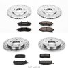 High Performance Brake Upgrade Kit Cross-Drilled and Slotted Rotors - image 2