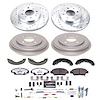 K15246DK-26 Z26 Street Ceramic Brake Pads, Drilled + Slotted Rotors, Drum + Shoe Kit - image 1
