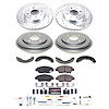K15246DK Z23 Daily Driver Carbon-Ceramic Pads, Drilled + Slotted Rotors, Drum + Shoe Kit