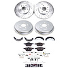 K15485DK Z23 Daily Driver Carbon-Ceramic Pads, Drilled + Slotted Rotors, Drum + Shoe Kit - image 1