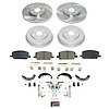 K15489DK Z23 Daily Driver Carbon-Ceramic Pads, Drilled + Slotted Rotors, Drum + Shoe Kit - image 1