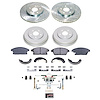 K15490DK Z23 Daily Driver Carbon-Ceramic Pads, Drilled + Slotted Rotors, Drum + Shoe Kit - image 1