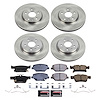 K15496DK-36 Z36 Truck Ceramic Brake Pads, Drilled + Slotted Rotors, Drum + Shoe Kit - image 1