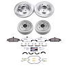 K15505DK Z23 Daily Driver Carbon-Ceramic Pads, Drilled + Slotted Rotors, Drum + Shoe Kit - image 1