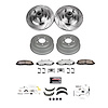 K15506DK Z23 Daily Driver Carbon-Ceramic Pads, Drilled + Slotted Rotors, Drum + Shoe Kit - image 1