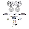 K15508DK Z23 Daily Driver Carbon-Ceramic Pads, Drilled + Slotted Rotors, Drum + Shoe Kit - image 1