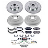 K15529DK Z23 Daily Driver Carbon-Ceramic Pads, Drilled + Slotted Rotors, Drum + Shoe Kit - image 1