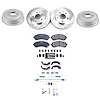 K15534DK Z23 Daily Driver Carbon-Ceramic Pads, Drilled + Slotted Rotors, Drum + Shoe Kit - image 1
