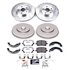 K15536DK Z23 Daily Driver Carbon-Ceramic Pads, Drilled + Slotted Rotors, Drum + Shoe Kit - image 1